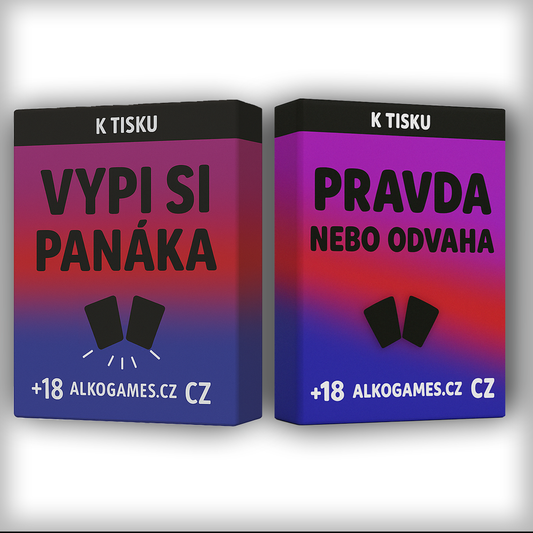 Sada "Pravda Nebo Odvaha" + "Vypi Si Panaka" (K Tisku)
