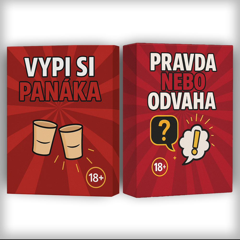 Sada "Vypi Si Panáka" + "Pravda Nebo Odvaha"